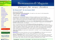 Desktop Screenshot of biowasserstoff-magazin.richey-web.de